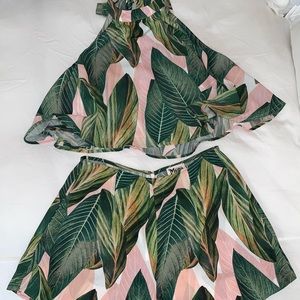 Show Me Your Mumu Palm Short Set